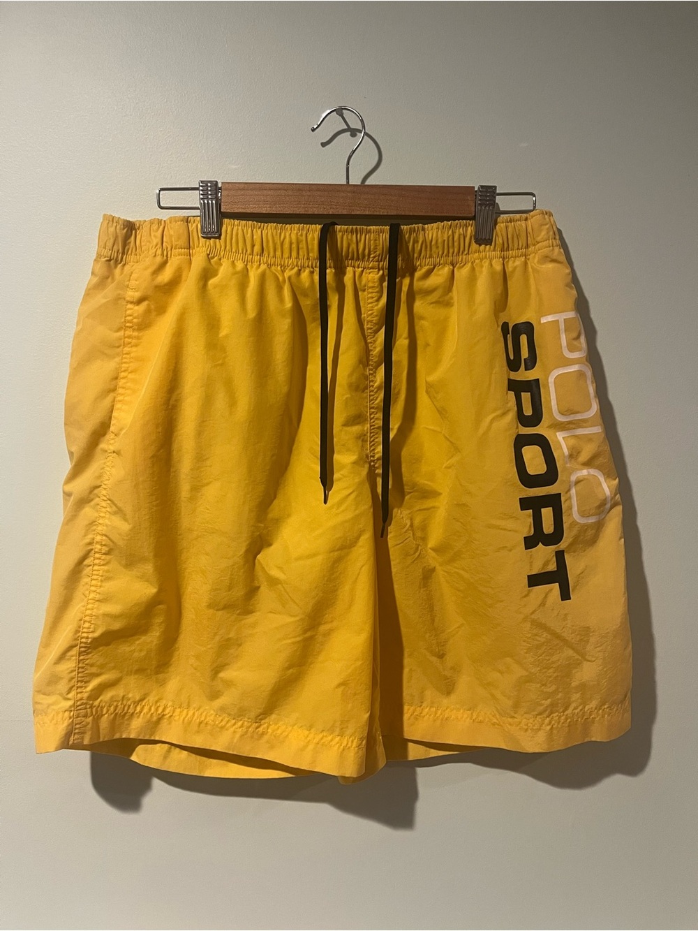 Polo Sport Ralph Lauren Men’s Big Logo Swim Trunks Shorts w/Pockets, Size Med